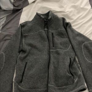 Grey North face jacket